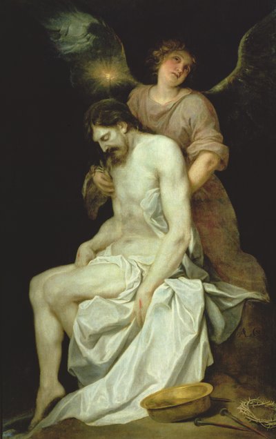 The Dead Christ Supported by an Angel by Alonso Cano